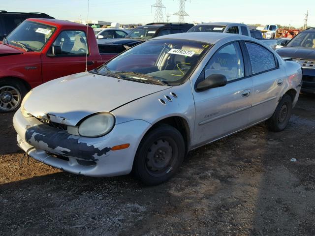 1B3ES46C71D253207 - 2001 DODGE NEON SE SILVER photo 2