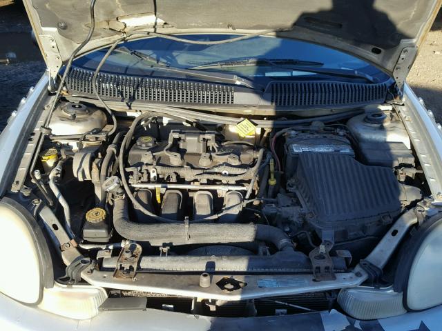 1B3ES46C71D253207 - 2001 DODGE NEON SE SILVER photo 7