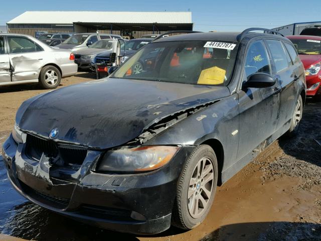 WBAVT73587FZ36286 - 2007 BMW 328 XIT BLACK photo 2