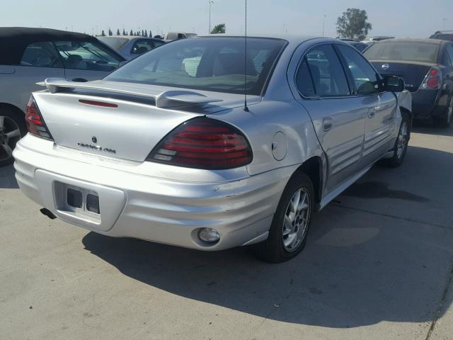 1G2NF52T31M606805 - 2001 PONTIAC GRAND AM S Gümüş foto 4