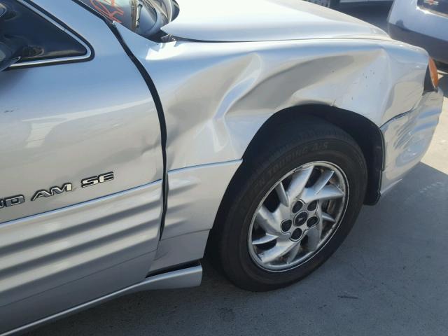 1G2NF52T31M606805 - 2001 PONTIAC GRAND AM S Gümüş foto 9
