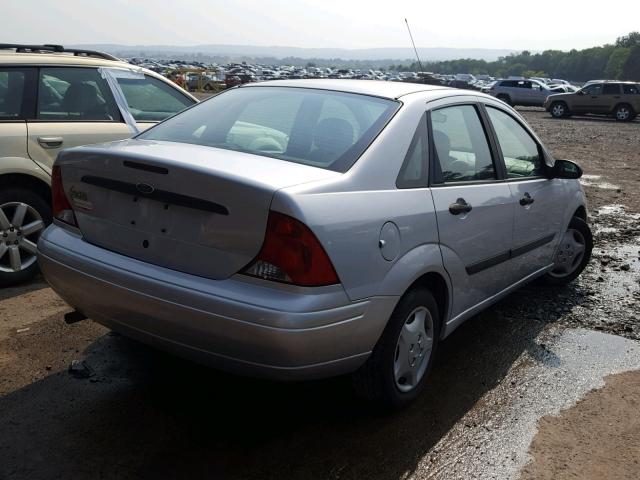 1FAFP33P42W351225 - 2002 FORD FOCUS LX SILVER photo 4