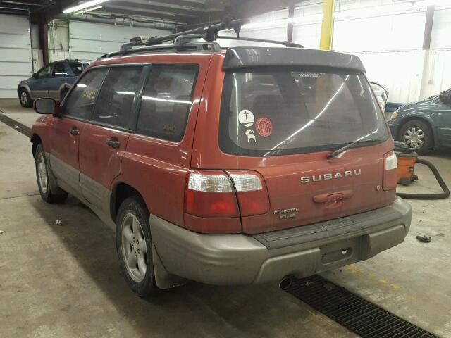 JF1SF65532H717095 - 2002 SUBARU FORESTER S 勃艮第红 照片 3