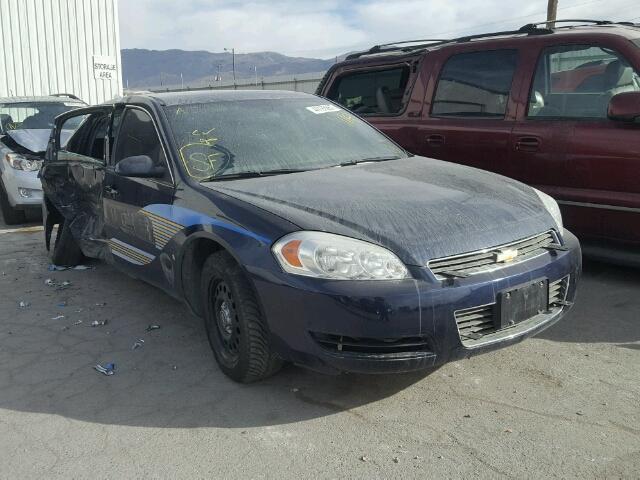 2G1WS553681261386 - 2008 CHEVROLET IMPALA BLUE photo 1