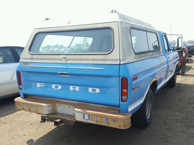 F10HKR81999 - 1973 FORD F-SER OTHR BLUE photo 4