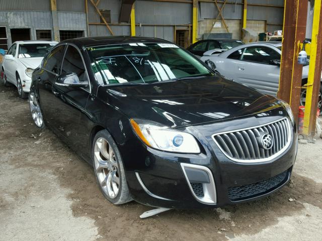 2G4GV5GV0D9153886 - 2013 BUICK REGAL GS BLACK photo 1