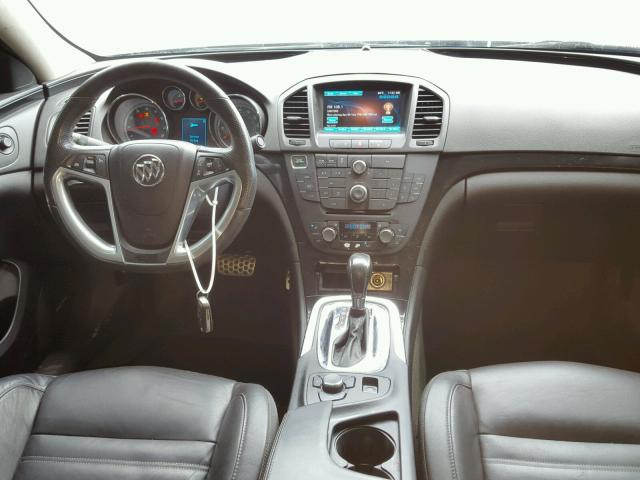 2G4GV5GV0D9153886 - 2013 BUICK REGAL GS BLACK photo 9