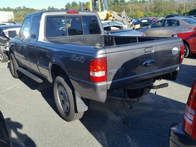 1FTYR15E76PA37176 - 2006 FORD RANGER GRAY photo 3