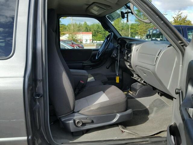 1FTYR15E76PA37176 - 2006 FORD RANGER GRAY photo 5