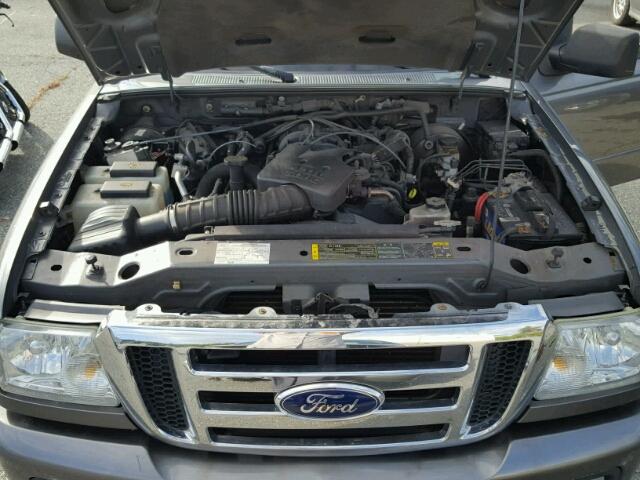 1FTYR15E76PA37176 - 2006 FORD RANGER GRAY photo 7