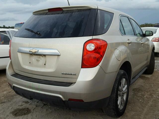 2GNALBEK9D1265003 - 2013 CHEVROLET EQUINOX LS SILVER photo 4