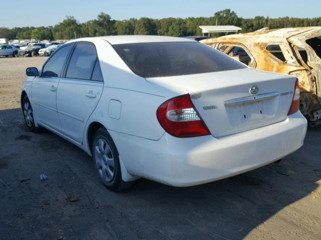 4T1BE30K92U561625 - 2002 TOYOTA CAMRY LE WHITE photo 3