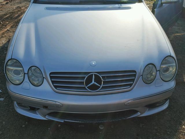 WDBPJ75J06A047133 - 2006 MERCEDES-BENZ CL 500 SILVER photo 7