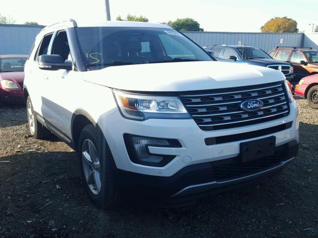 1FM5K8DH8GGC66362 - 2016 FORD EXPLORER X WHITE photo 1