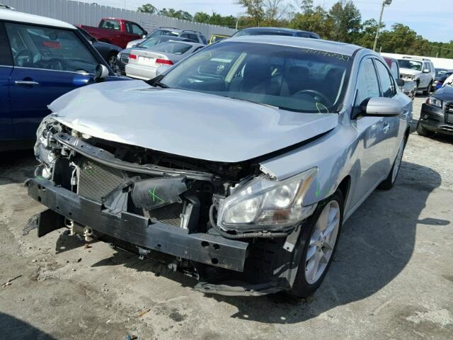 1N4AA5AP4AC809484 - 2010 NISSAN MAXIMA S SILVER photo 2