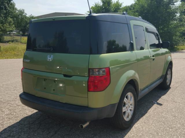 5J6YH28736L025565 - 2006 HONDA ELEMENT EX GREEN photo 4