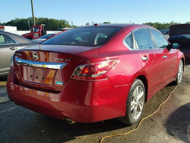 1N4AL3AP3DN497410 - 2013 NISSAN ALTIMA 2.5 RED photo 4