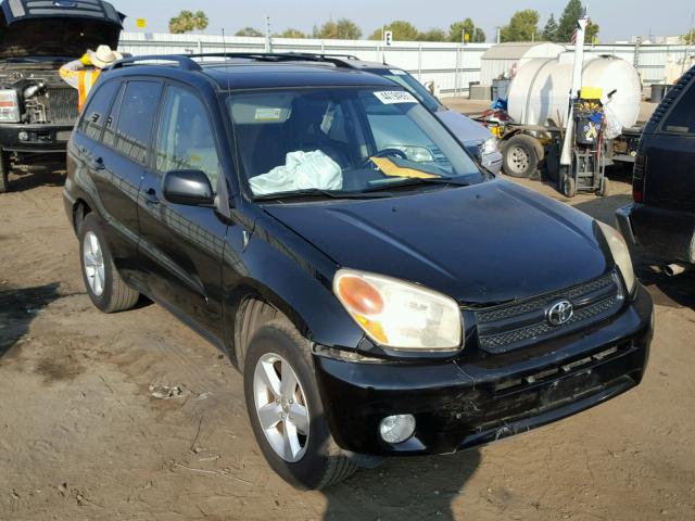 JTEGD20V540001236 - 2004 TOYOTA RAV4 BLACK photo 1