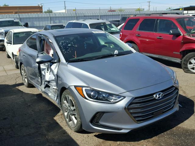 5NPD84LF5HH034564 - 2017 HYUNDAI ELANTRA SE GRAY photo 1