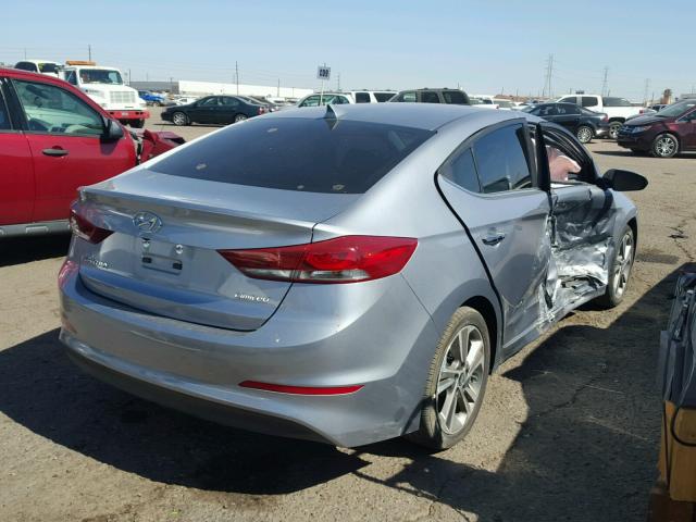 5NPD84LF5HH034564 - 2017 HYUNDAI ELANTRA SE GRAY photo 4