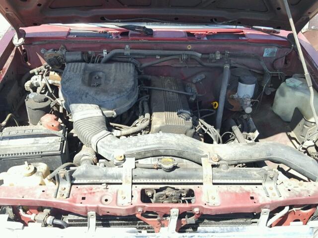 1N6SD11S5SC393365 - 1995 NISSAN TRUCK E/XE BURGUNDY photo 7