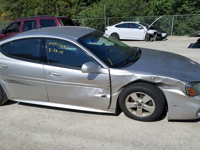 2G2WP552261180547 - 2006 PONTIAC GRAND PRIX SILVER photo 9