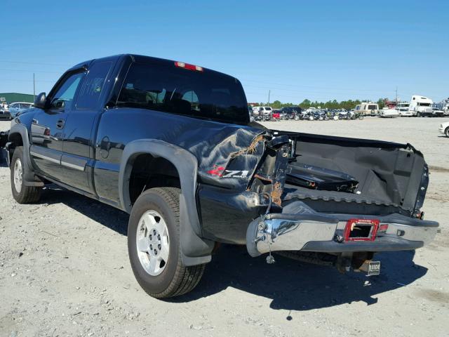 1GCEK19Z66Z255375 - 2006 CHEVROLET SILVERADO BLACK photo 3