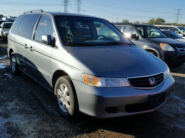 5FNRL18602B012215 - 2002 HONDA ODYSSEY BLUE photo 1