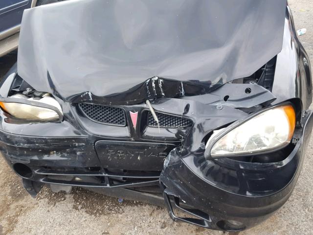 1G2NF52EX3M627378 - 2003 PONTIAC GRAND AM S შავი ფოტო 7