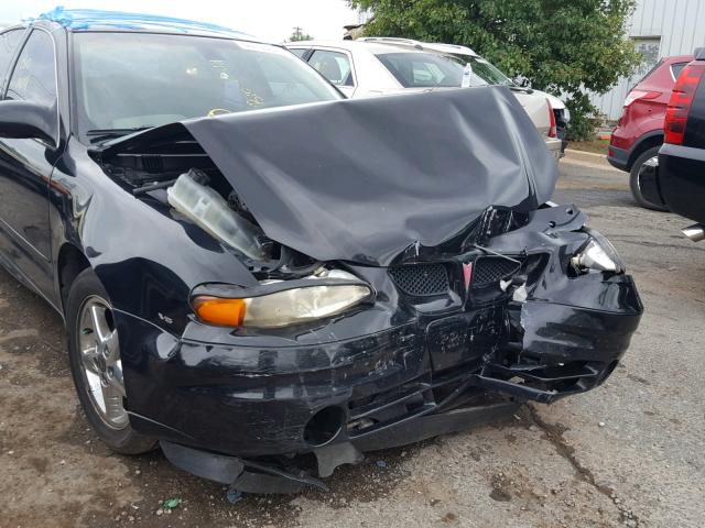 1G2NF52EX3M627378 - 2003 PONTIAC GRAND AM S შავი ფოტო 9