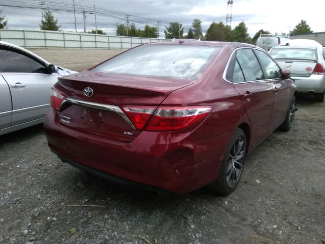 4T1BF1FK6HU746054 - 2017 TOYOTA CAMRY LE RED photo 4