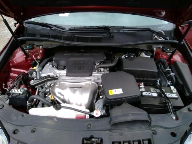 4T1BF1FK6HU746054 - 2017 TOYOTA CAMRY LE წითელი ფოტო 7