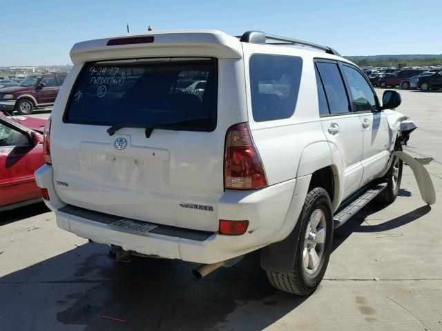 JTEZU14RX50055777 - 2005 TOYOTA 4RUNNER WHITE photo 4