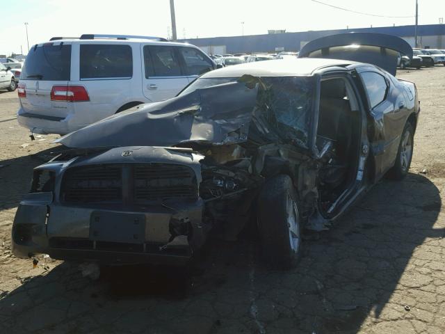 2B3KA43V89H615541 - 2009 DODGE CHARGER GRAY photo 2