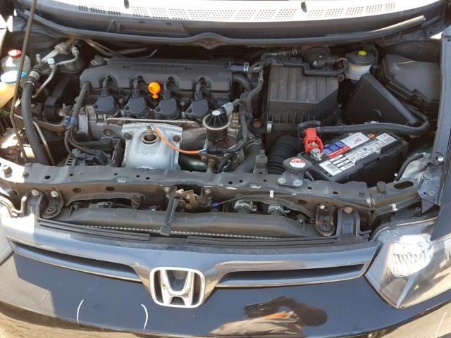 2HGFG12969H513965 - 2009 HONDA CIVIC EXL BLACK photo 7