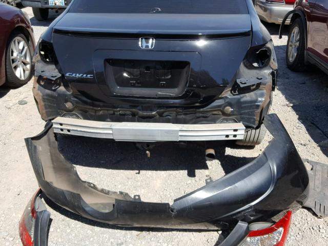 2HGFG12969H513965 - 2009 HONDA CIVIC EXL BLACK photo 9