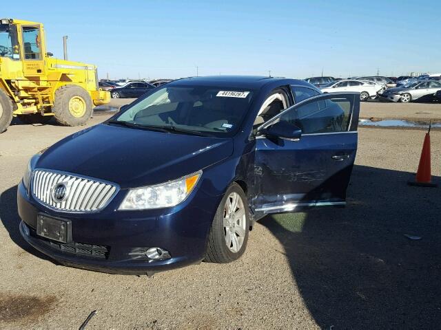 1G4GD5GD8BF190151 - 2011 BUICK LACROSSE C BLUE photo 2