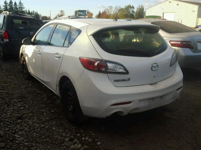 JM1BL1HF3A1320567 - 2010 MAZDA 3 I WHITE photo 3