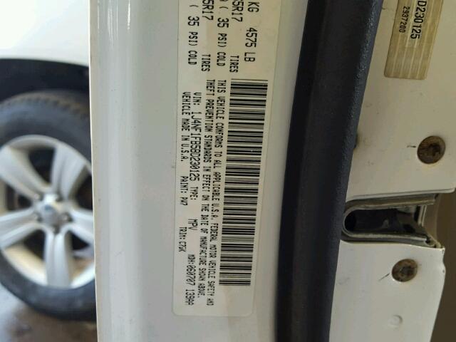 1J4NF1FB5BD230125 - 2011 JEEP COMPASS SP 白色 照片 10