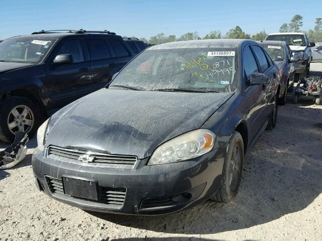 2G1WG5EK2B1188033 - 2011 CHEVROLET IMPALA LT CHARCOAL photo 2