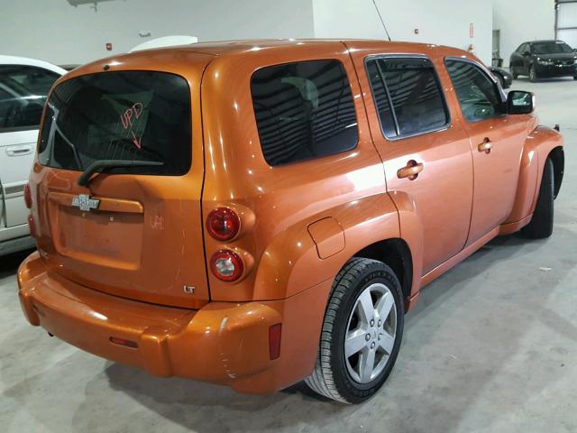 3GNDA23D78S550400 - 2008 CHEVROLET HHR LT ORANGE photo 4