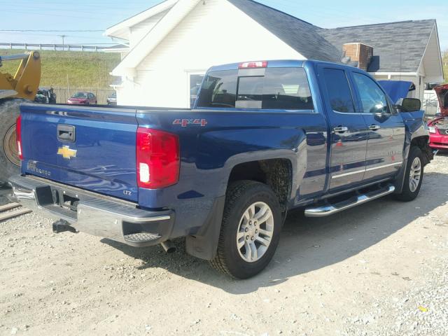 1GCVKSEC6HZ281968 - 2017 CHEVROLET SILVERADO BLUE photo 4