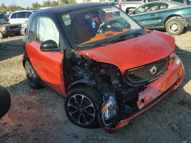 WMEFJ5DAXGK077336 - 2016 SMART FORTWO ORANGE photo 1