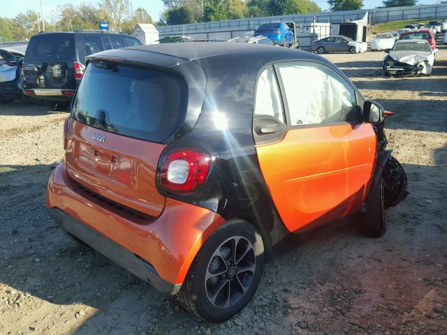 WMEFJ5DAXGK077336 - 2016 SMART FORTWO ORANGE photo 4