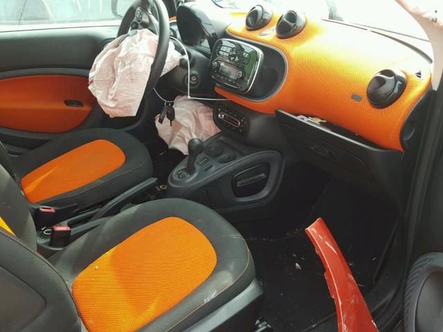 WMEFJ5DAXGK077336 - 2016 SMART FORTWO ORANGE photo 5