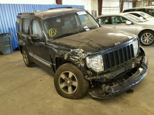 1J8GN28K68W244173 - 2008 JEEP LIBERTY SP BLUE photo 1