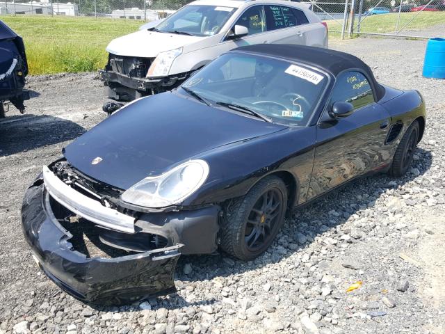 WP0CA29823U623034 - 2003 PORSCHE BOXSTER BLACK photo 2