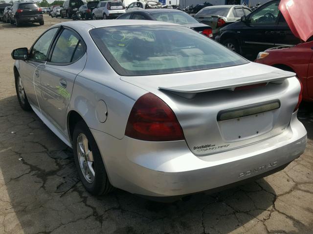 2G2WS522051142994 - 2005 PONTIAC GRAND PRIX Сріблястий фото 3