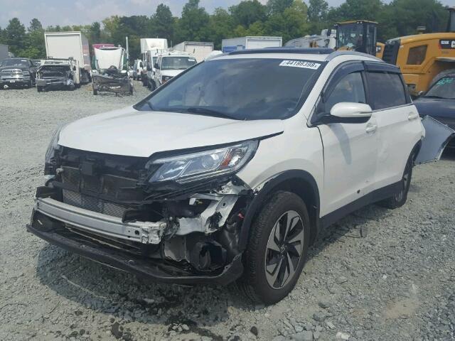 5J6RM4H98FL082678 - 2015 HONDA CR-V TOURI WHITE photo 2