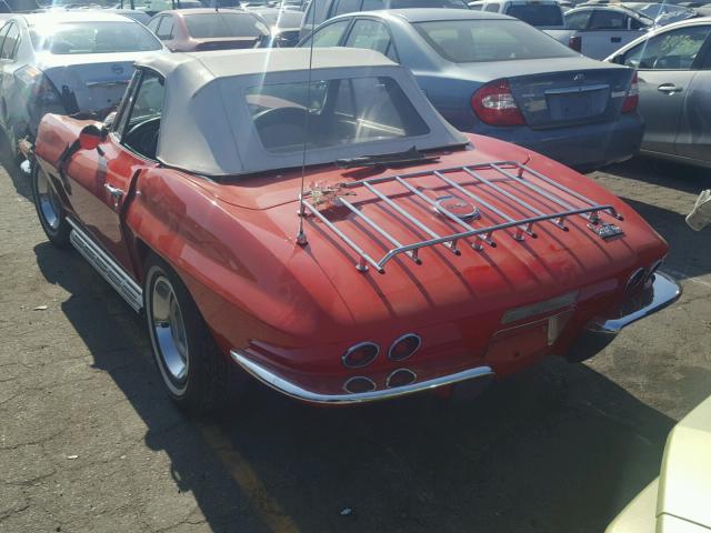 194677S119386 - 1967 CHEVROLET CORVETTE 2 RED photo 3